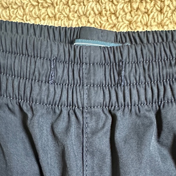 Ralph Lauren Kids Navy Athletic Pants with Green and White Stripes - Picture 5 of 5